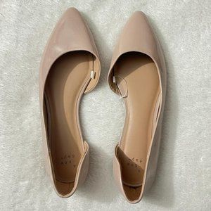 Peach cream Ballet flats shoes from a new day, (size 7.5)
